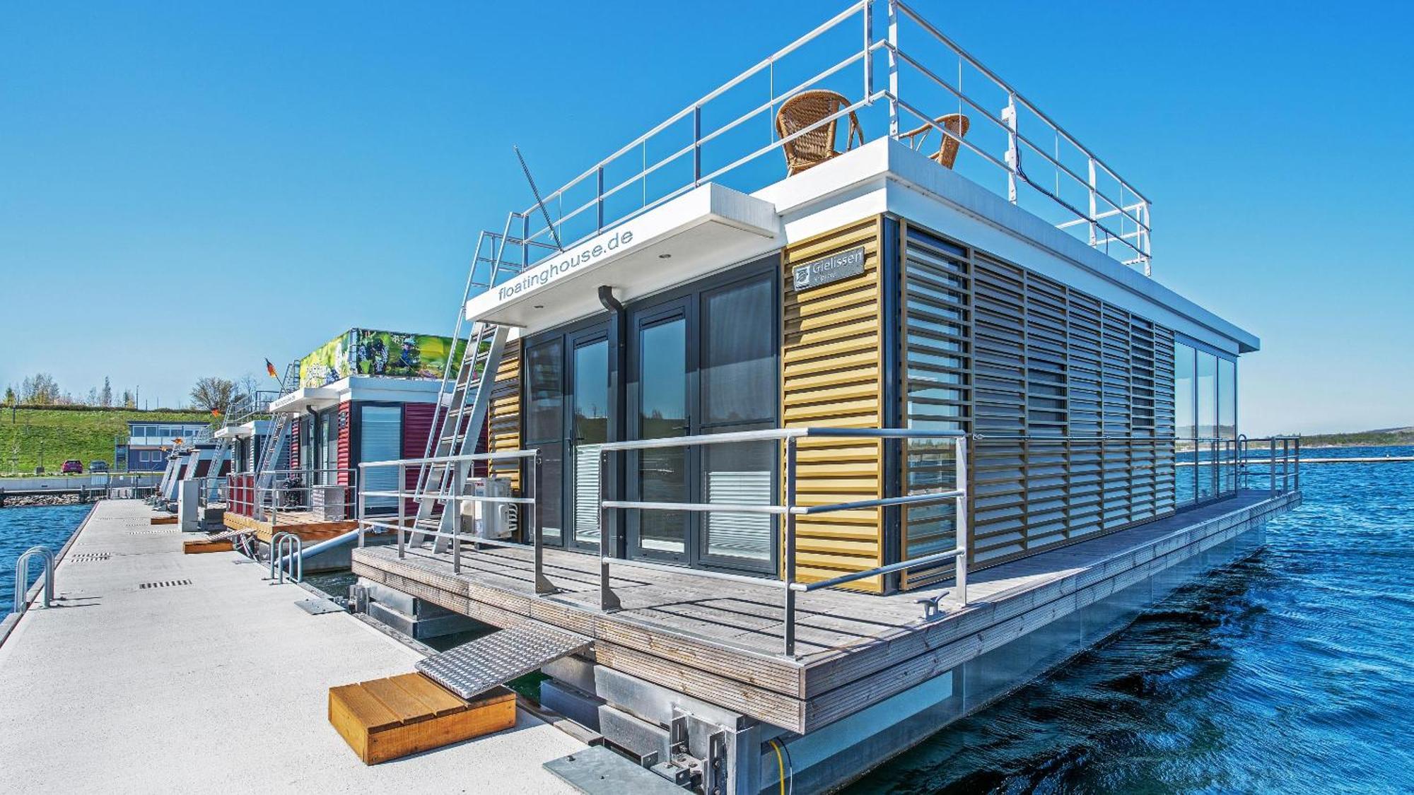 Hausboot Geiseltalsee - Floating House - Well Hausboote - Family & Friends Braunsbedra Extérieur photo